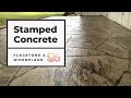 How to Form, Pour and Finish a STAMPED CONCRETE Patio