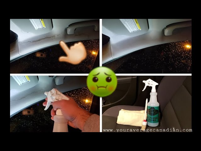 HOW TO REMOVE NASTY WATER STAINS FROM CAR HEADLINER USING MEGUIARS - In Depth Step-by-step