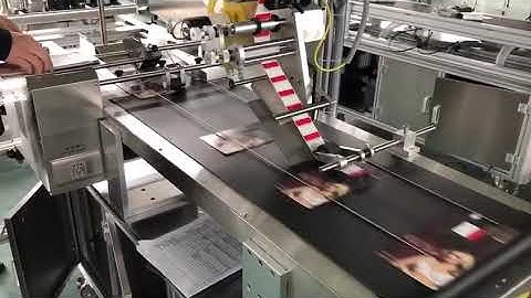 Auto big paper card paging labeling machine label applicator