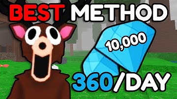 The BEST METHOD To GAIN GEMS FAST In 99 Nights In The Forest!