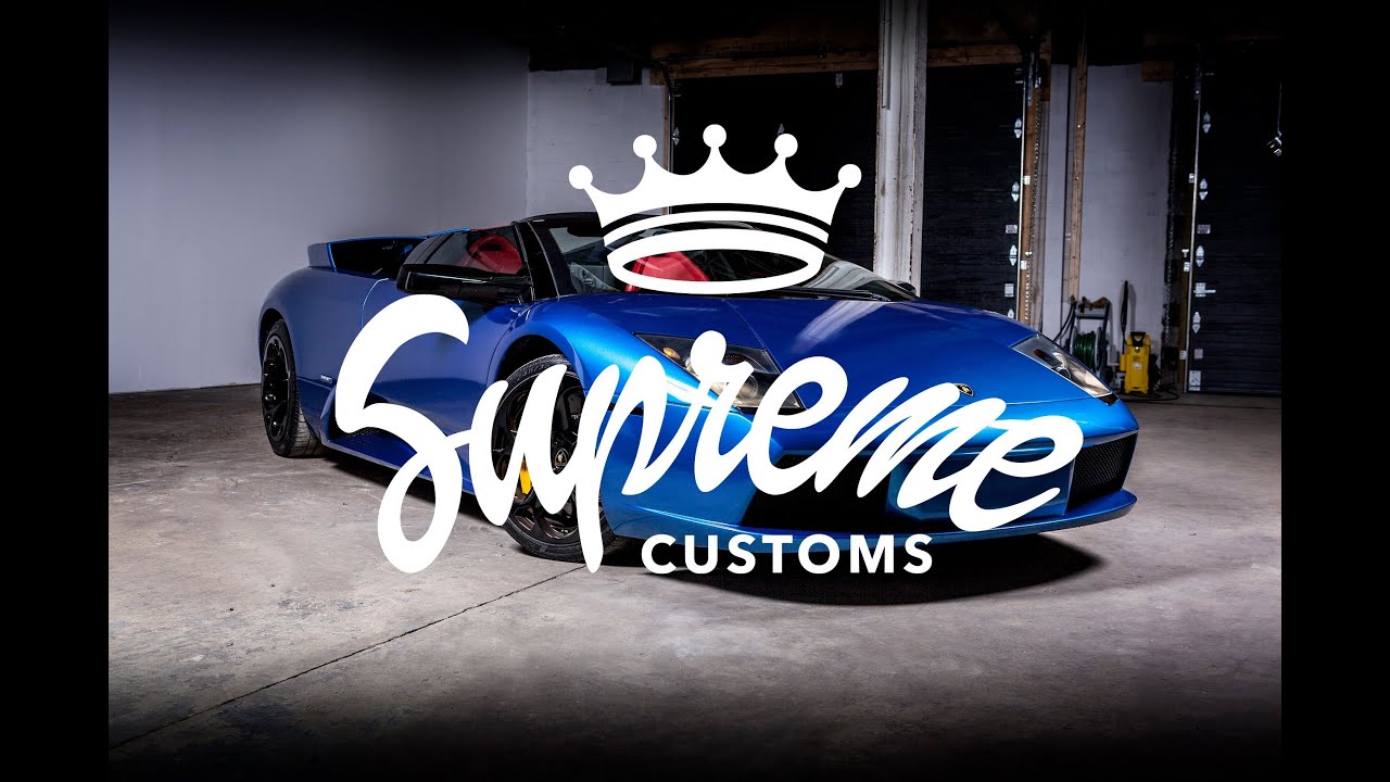 Supreme Custom's Lamborghini Murcielago Roadster is a Blue Beast