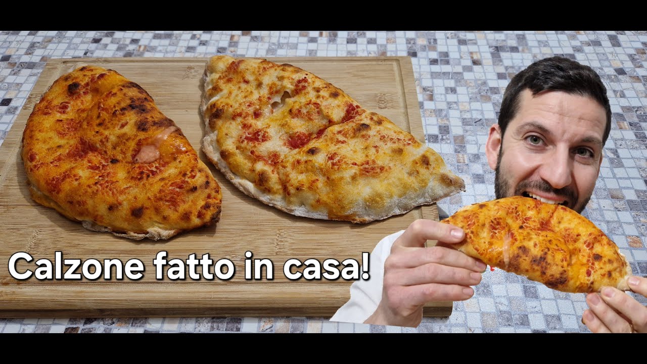 CALZONE al forno napoletano, perfetto, ricetta semplice, calzoni recipe, leggero e digeribile!