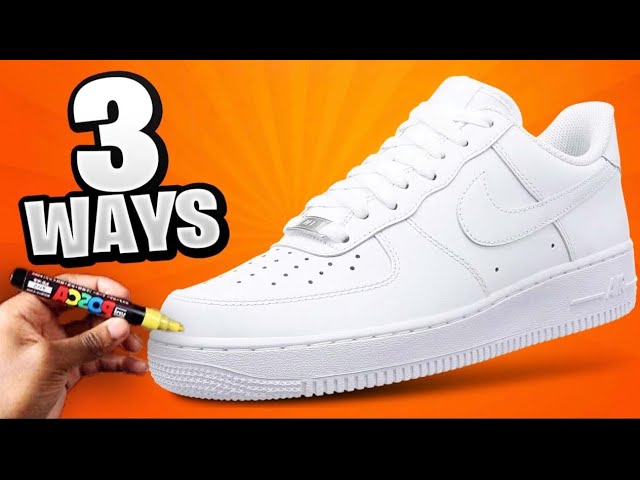 3 Easy Ways To Customize Air Force 1'S On A Budget! - Youtube