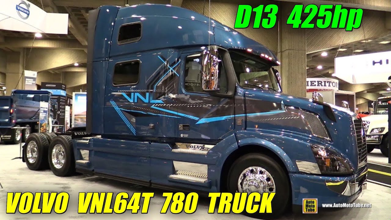 2016 Volvo Vnl64t 780 Truck With Volvo D13 425hp Engine Ext Int Walkaround 2015 Expocam Montreal