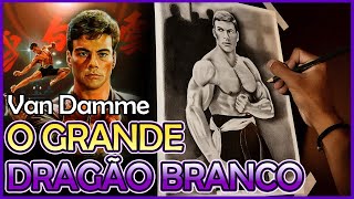 Desenhando o astro de Hollywood JeanClaude Van Damme (Speed Art)