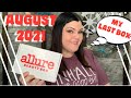 Allure Beauty Box // August 2021 Unboxing // My LAST Box!!