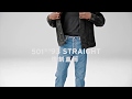 Levis 男款 93復刻版排釦直筒牛仔褲 復古仿舊刷白 天絲棉 product youtube thumbnail