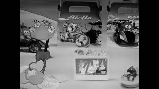 Angry Birds King Junior meal commercials in black and white