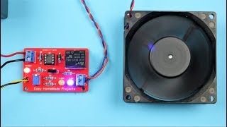 How to Make Temperature Controlled DC Fan