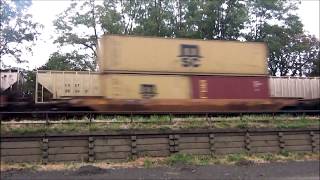 Fast CSX Double Stack Train