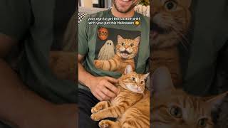 Custom Funny T-Shirt - Halloween Gifts For Dog Cat Lovers - My Pet Says Boo - FCF-MQ7005 V1.2