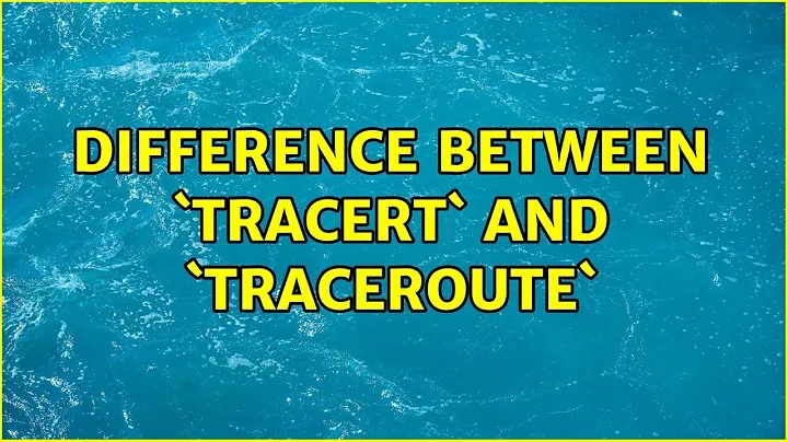 Difference between `Tracert` and `Traceroute` (3 Solutions!!)
