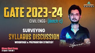 GATE 2023-24 ! New Batch -C ! Surveying ! 21 April 7:30AM ! Apoorv Patodi sir screenshot 4