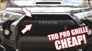 I picked up this 4runner trd pro grill for only $175 shipped. it was a
3 piece kit. came with the upper grille, center black overlay valence
and t...