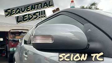 How to install Sequential mirror turn signal lights/ 2011-2016 scion tC