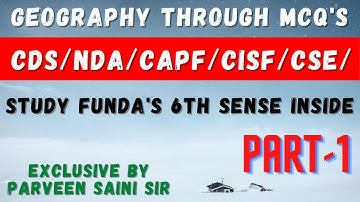 GEOGRAPHY THROUGH MCQ