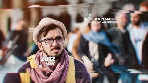 Modern Timeline Slideshow| VideoHive Templates | After Effects Project Files