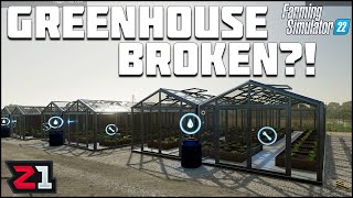 Greenhouses Are BROKEN ! Need Money? Just Add Water! Farming Simulator 22 [E5] | Z1 Gaming
