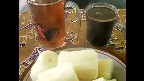 video ucapan selamat pagi kopi dan singkong