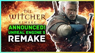 The Witcher 1 Remake - Unreal Engine 5 Gameplay Engine, Development \& The Witcher 4 Details