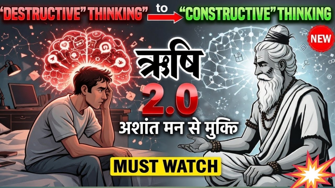 Toxic Thinking को Constructive Power में कैसे बदलें | प्राचीन  ऋषि का सूत्र @RahasyaSetu 