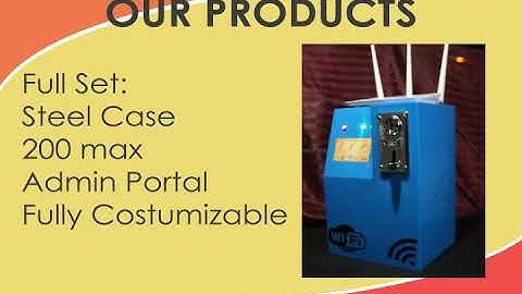 Monetize Your WiFi  - Wifi Vending Machine