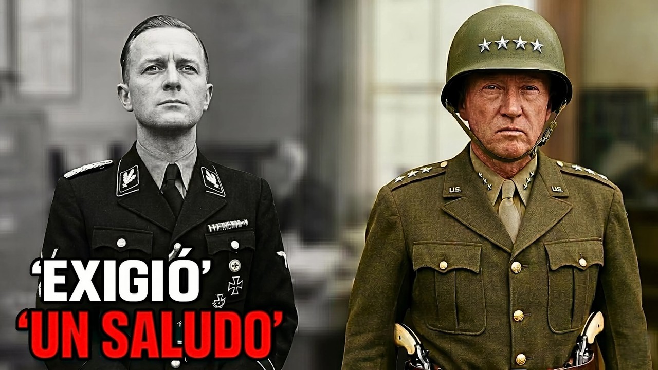 What Patton did when a captured SS officer demanded to be saluted.