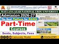 Manuu Part-Time Courses | Certificate, Diploma, Advance Diploma | @UniversityWorld