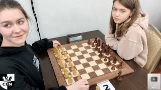 WFM Fatality (1943) vs Pinkamena (1558). Chess Fight Night. CFN. Blitz