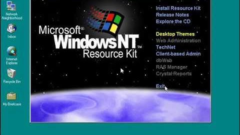 Windows NT 4.0 Workstation Resource Kit Installation on Windows NT 4.0