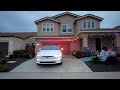 Tesla Model X Refreshed 2022 (X-mas Light show)