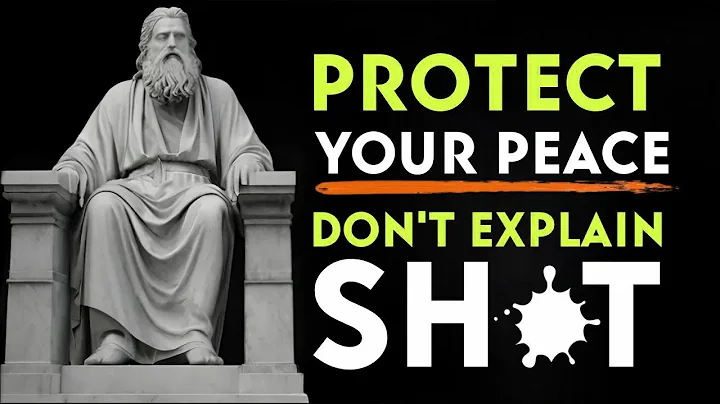 When You STOP EXPLAINING Yourself, Everything Changes   Marcus Aurelius STOICISM