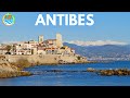 4K Walk in Antibes 💛Exploring the Charming Streets of Antibes | France