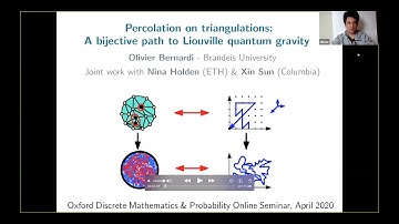 Olivier Bernardi (Brandeis), Percolation on triangulations, 28th April 2020
