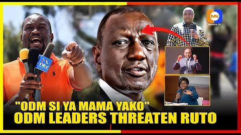 Shots Fired! “ODM Si Ya Mama Yako”: Junet, Wanga, Sifuna & Osotsi Draw the Line on Ruto