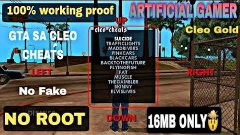 How to install (Cleo Cheat Script) in GTA SanAndreas MOBILE 📲 working in android version || GTA MODS