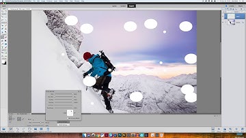 Add snow in Photoshop Elements