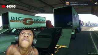 IShowSpeed got Angry and Become Monster Because He Cannot Reaching the Truck in GTA5