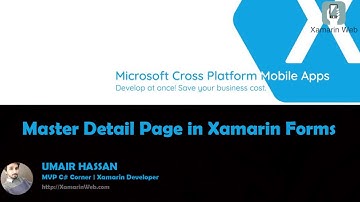 Master Detail Page in Xamarin.Forms - [9]