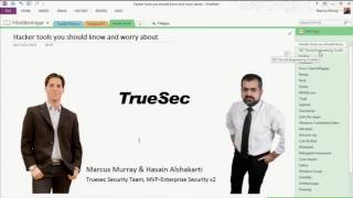 TechEd Europe 2013  Live Demonstration Hacker Tools You Should Know and Worry About