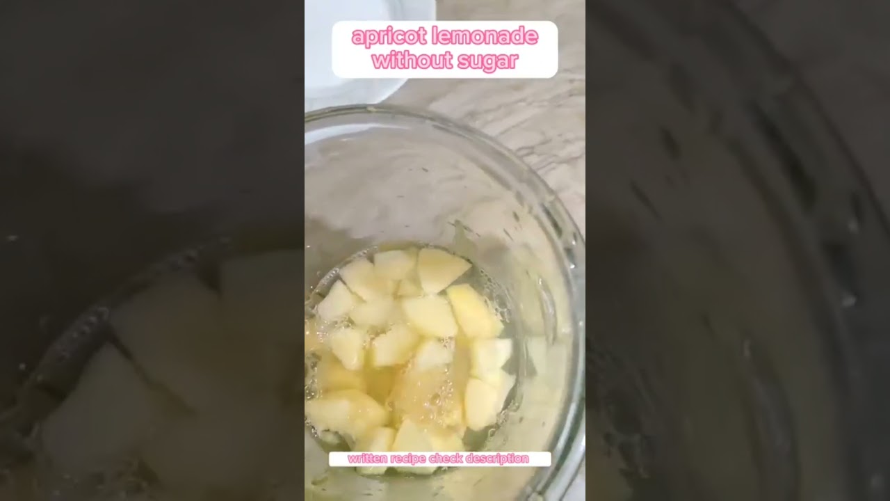 apricot lemonade | apricot juice | Refreshing juice 