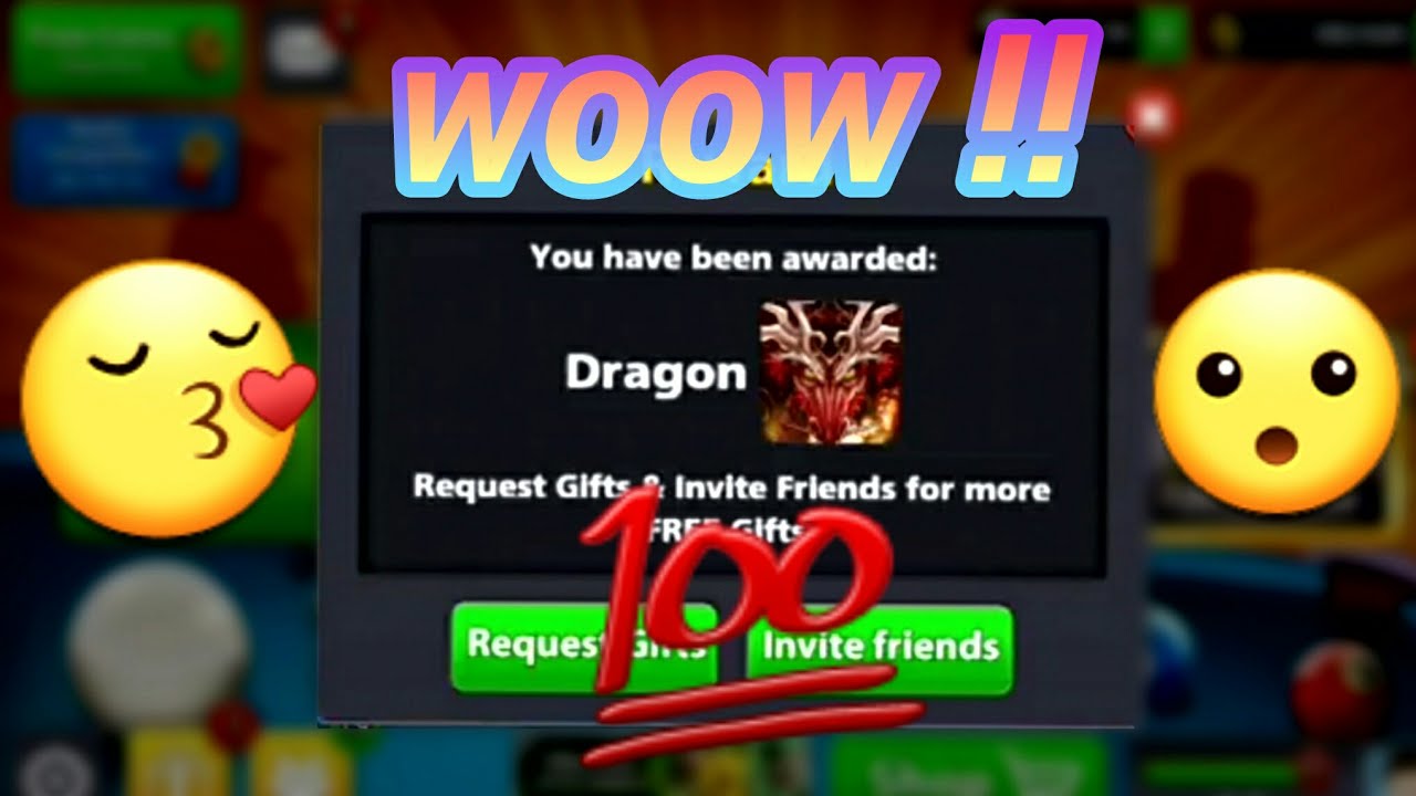 Ø­ØµÙˆÙ„ Ø¹Ù„Ù‰ avatar dragon ÙÙŠ Ù„Ø¹Ø¨Ø© free reward avatar dragon in 8 ball pool  8ball pool - 