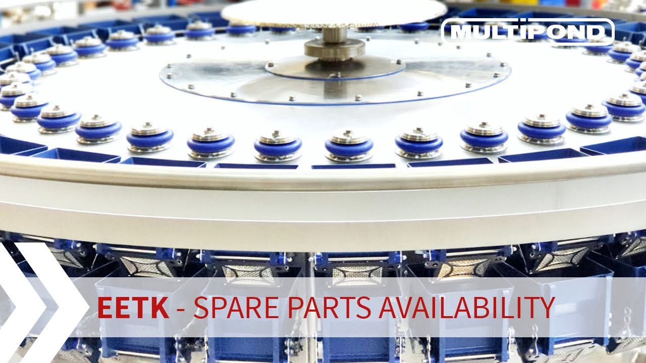 Multihead weigher | Spare parts available for you at any time | MULTIPOND - YouTube