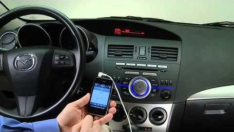 2013 Mazda3 — Auxiliary Audio Input Jack