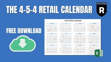 The 4-5-4 Retail Calendar + Free Download | Retail Dogma