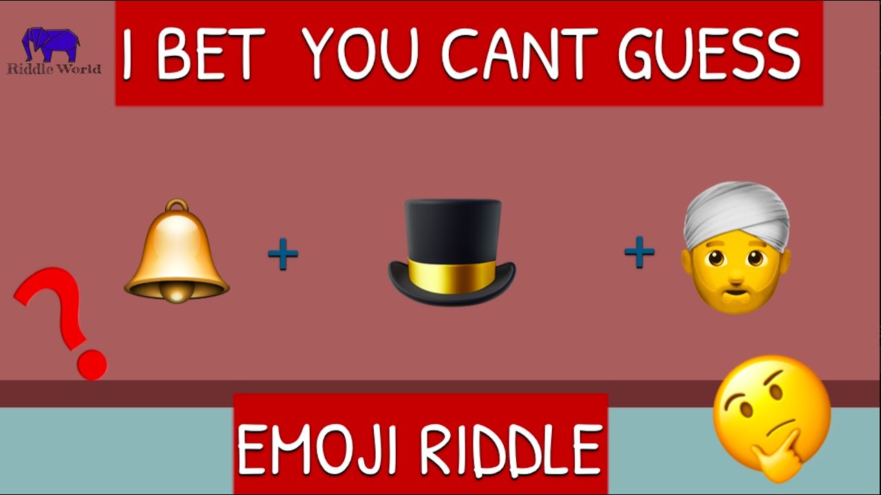 EMOJI Riddle 98 FAIL THIS EMOJI CHALLENGE Riddle World Emoji game