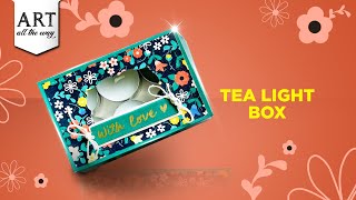 Tea Light Box | DIY Gift Box | Tea light Gift Box Tutorial | How to make | DIY Box | @VENTUNOART