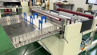 Roll-to-sheet cutting machine for paper