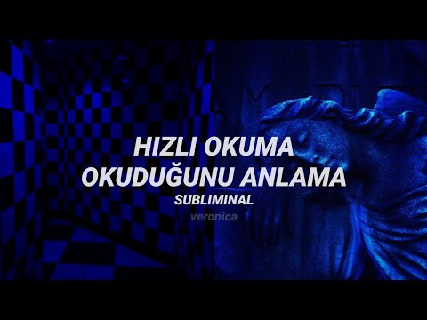 hızlı okuma ve anlama // türkçe subliminal [+mega booster] #türkçesubliminal