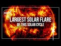 Sun Releases Largest Flare of this Solar Cycle